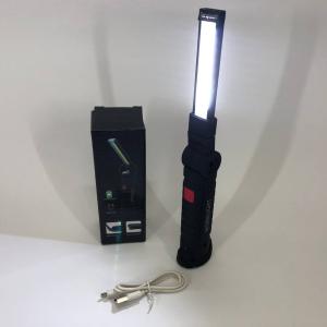 Світлодіодний ліхтар кемпінг W52 SMD + COB, червоний + білий, магніт, гачок, кемпінговий складний ліхтар