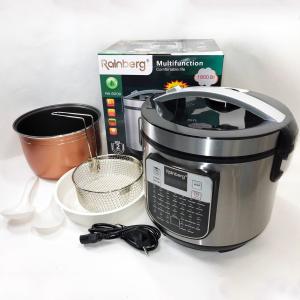 Мультиварка пароварка Rainberg RB-6209 45 програм 6л 1000W, Сенсорна мультиварка рисоварка