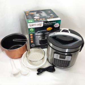 Мультиварка пароварка Rainberg RB-6209 45 програм 6л 1000W, Сенсорна мультиварка рисоварка