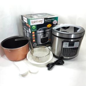 Мультиварка пароварка Rainberg RB-6209 45 програм 6л 1000W, Сенсорна мультиварка рисоварка