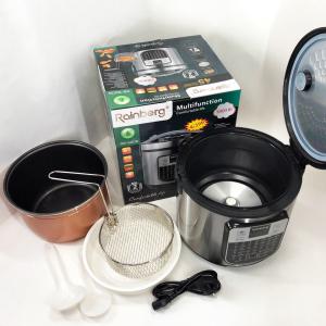 Мультиварка пароварка Rainberg RB-6209 45 програм 6л 1000W, Сенсорна мультиварка рисоварка