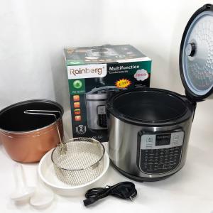 Мультиварка пароварка Rainberg RB-6209 45 програм 6л 1000W, Сенсорна мультиварка рисоварка
