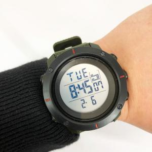 Годинник наручний чоловічий SKMEI 1213AG ARMY GREEN BIG SIZE, брендовий чоловічий годинник. Колір: зелений