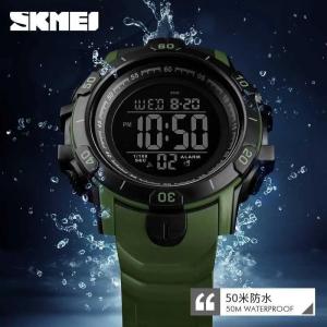 Годинник наручний чоловічий SKMEI 1475AG ARMY GREEN, брендовий чоловічий годинник, годинник для чоловіка. Колір: зелений