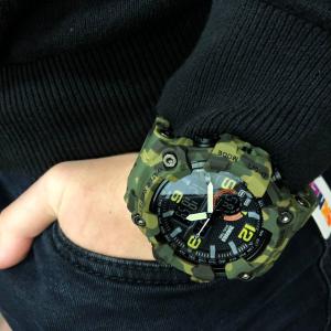 Годинник наручний чоловічий SKMEI 1520CMGN CAMO GREEN, годинник військовий чоловічий, для військовослужбовців. Колір: камуфляж