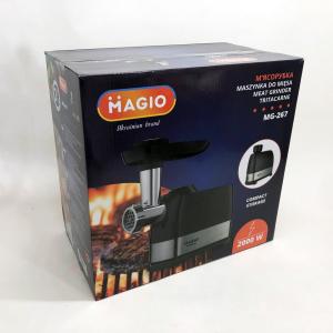 М'ясорубка MAGIO MG-267 2000 Вт, м'ясорубка для дому, м'ясорубка для овочів, електром'ясорубка для дому