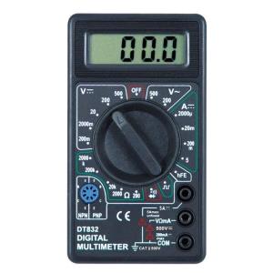 Мультиметр цифровий тестер Digital DT-832 зі звуковим дзвінком, тестер напруги цифровий