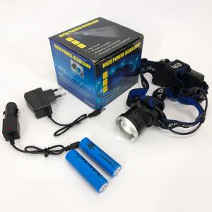 Налобний ліхтар Bailong BL-T24-P50 акумуляторний LED/Zoom 3 режими роботи, ліхтар на голову для риболовлі