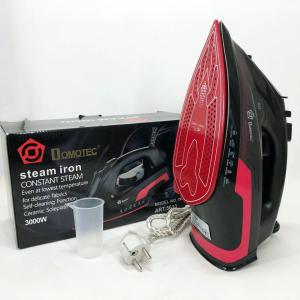 Праска з керамічним покриттям Domotec MS 2258 3000 Вт, праска з керамічною підошвою. Колір: червоний