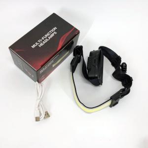 Ліхтарик налобний м'який акумуляторний XQ-T1C USB з червоними задніми вогнями, ліхтар на голову для риболовлі