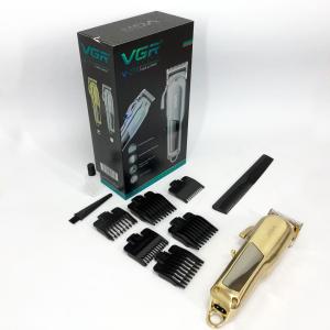 Машинка для стрижки VGR Professional Hair Clipper V-278 GOLD, домашня машинка для стрижки волосся
