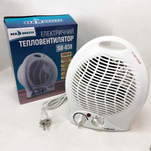 Тепловентилятор ветродуйка SeaBreeze SB-038, побутовий тепловентилятор, тепловентилятор для дому