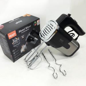 Міксер ручний на кухню RAF R-6630 5 швидкостей 2 насадки 300 W, двовінчиковий міксер, міксер для збивання