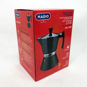 Кавоварка гейзерна Magio MG-1005 300 мл, гейзерна кавоварка для плити, кавоварка гейзерного типу, кавник