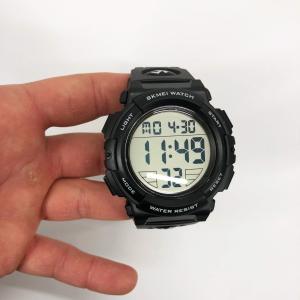 Годинник наручний чоловічий SKMEI 1258BK, брендовий чоловічий годинник, водостійкий тактичний годинник. Колір: чорний