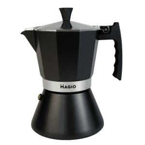 Кавоварка гейзерна Magio MG-1005 300 мл, гейзерна кавоварка для плити, кавоварка гейзерного типу, кавник
