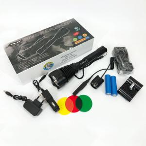 Ліхтар тактичний Police Q2800-T6 18650 х 2, заряджається від мережі 220В та авто ЗУ 12В, виносна кнопка