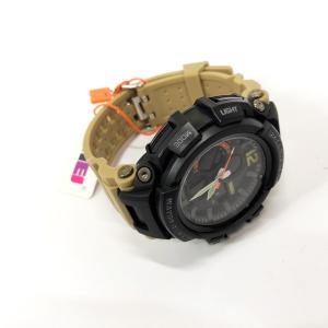 Годинник наручний чоловічий SKMEI 1343KH KHAKI, водостійкий тактичний годинник. Колір: хакі