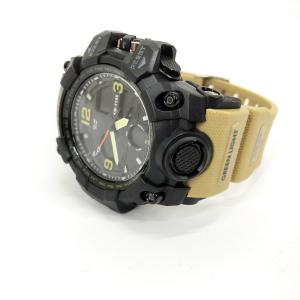 Годинник наручний чоловічий SKMEI 1155BKH KHAKI, водостійкий тактичний годинник, армійський годинник. Колір: хакі