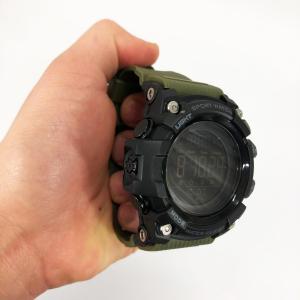 Годинник наручний чоловічий SKMEI 1384AG ARMY GREEN, годинник тактичний протиударний. Колір: зелений