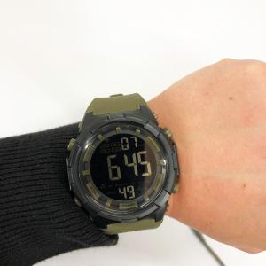 Годинник наручний чоловічий SKMEI 1845AG ARMY GREEN, армійський водостійкий тактичний годинник. Колір: зелений
