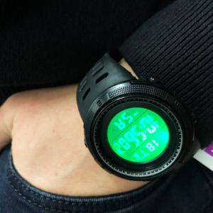 Годинник наручний чоловічий SKMEI 1681BKWT BLACK-WHITE, годинник спортивний