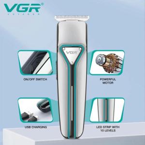 Професійна триммер бездротова для стрижки волосся VGR V-008 Pro, машинка для стрижки голови