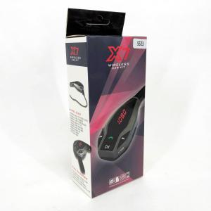 Автомобільний трансмітер FM MOD. X7 BT модулятор Bluetooth Золотий, ФМ модулятор у машину. Колір: чорний