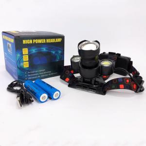 Налобний акумуляторний ліхтар HeadLight BL-001 діод T6+Cob, Налобний ліхтарик з USB зарядкою, з лінзою