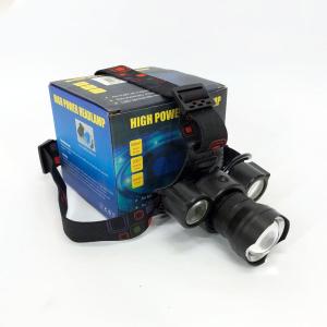 Налобний акумуляторний ліхтар HeadLight BL-001 діод T6+Cob, Налобний ліхтарик з USB зарядкою, з лінзою
