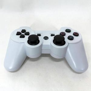 Бездротовий ігровий геймпад Doubleshock PS3/PC акумуляторний джойстик з функцією вібрації. Колір: білий