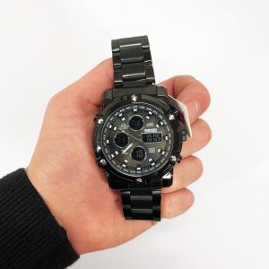 Годинник наручний чоловічий SKMEI 1389BK BLACK, водонепроникний чоловічий годинник. Колір: чорний