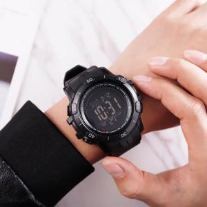 Годинник наручний чоловічий SKMEI 1475BK BLACK, військовий тактичний годинник. Колір: чорний