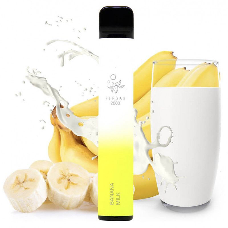 Elf Bar 2000. Бананове Молоко (Banana Milk)