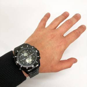 Годинник наручний чоловічий SKMEI 1670BKWT BLACK-WHITE, Армійський годинник протиударний