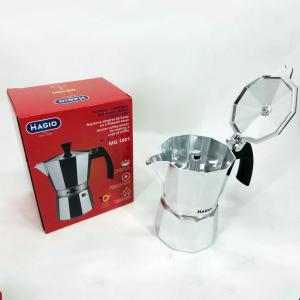 Гейзерна кавоварка Magio MG-1001 150 мл, гейзерна турка для кави, гейзерна кавоварка з нержавіючої сталі