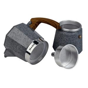 Гейзерна кавоварка Magio MG-1012 450 мл, кавоварка для дому, турка гейзерна для кави, кавник гейзерний