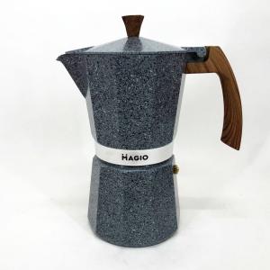 Гейзерна кавоварка Magio MG-1012 450 мл, кавоварка для дому, турка гейзерна для кави, кавник гейзерний