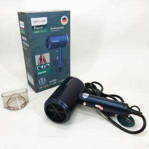 Фен Rainberg RB-2212 8800Вт з регуляцією температури та швидкості для сушіння та укладання волосся Blue