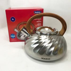 Чайник Magio MG-1194 3 л зі свистком, чайник зі свистком для індукційної плити, чайник газовий