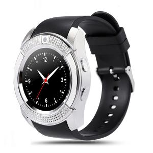 Розумні смарт-годинник Smart Watch V8. Колір: срібло