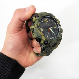 Годинник наручний чоловічий SKMEI 1155BCMGN GREEN CAMO, брендовий чоловічий годинник. Колір: зелений камуфляж