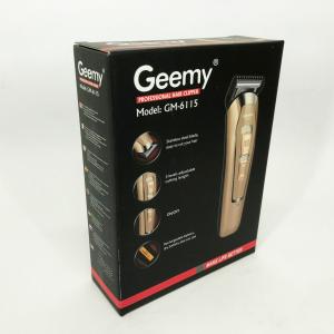 Машинка для стрижки GEMEI GM-6115, машинка для стрижки волосся домашня. Колір: бежевий