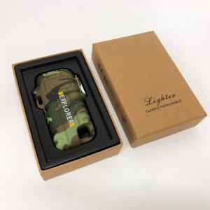 Дугова електроімпульсна запальничка водонепроникна EXPLORER HL-516, сенсорна запальничка. Колір зелений