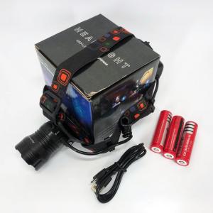 Ліхтар налобний X-Balong XQ-218-HP50 акумуляторний LED zoom з функцією Power Bank 3 режими роботи