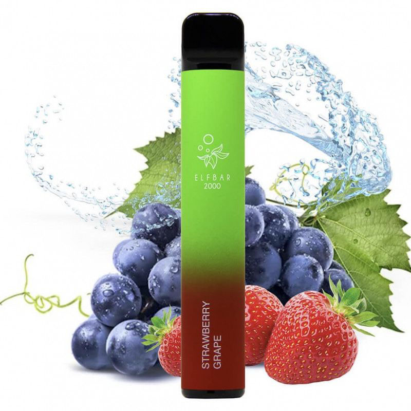 Elf Bar Original (Ельф Бар) 2000 тяг. (Strawberry Grape) Полуниця Виноград