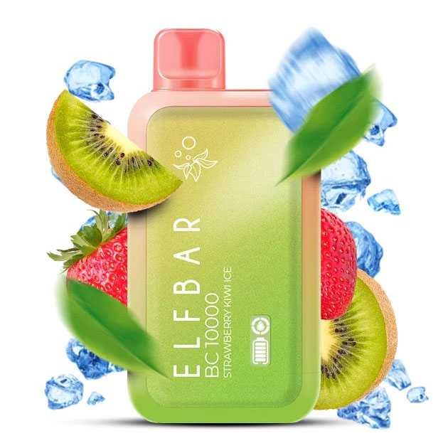 Elf Bar BC10000. Полуниця Ківі (Strawberry Kiwi Ice)