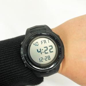Годинник наручний чоловічий SKMEI 1632BKWT BLACK-WHITE, годинник для військовослужбовців. Колір: чорний