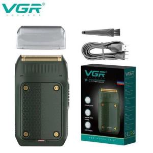 Електробритва портативна VGR V-353 професійна бритва шейвер для гоління триммер Green