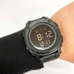 Годинник наручний чоловічий SKMEI 1853BK BLACK, армійський годинник протиударний. Колір: чорний